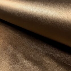 Glattes Lederimitat Stretch Uni – bronze