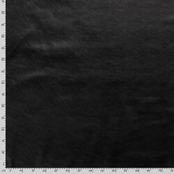 Glattes Lederimitat Stretch Uni – schwarz