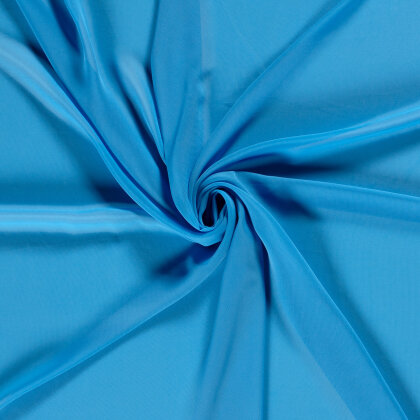 Chiffon *Marie* - wasserblau