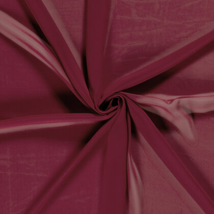 Chiffon *Marie* - weinrot