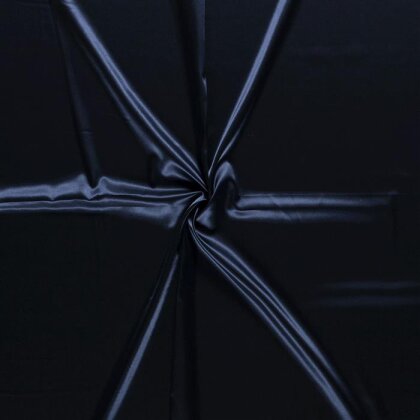 Stretch Satin *Marie* - nachtblau