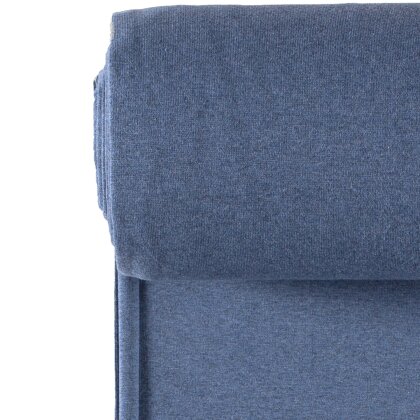 Strickbündchen *Marie* - jeansblau meliert