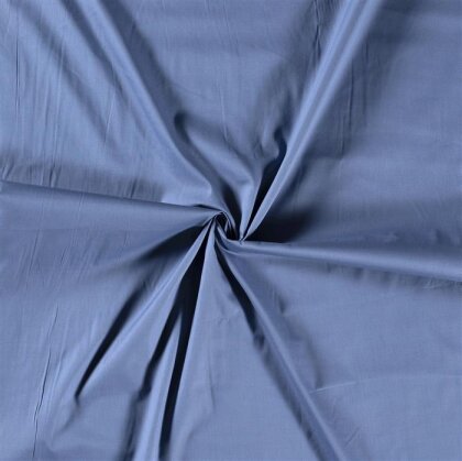 Baumwollpopeline *Marie* Uni - indigo