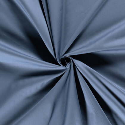 Baumwollpopeline *Marie* Uni - indigo