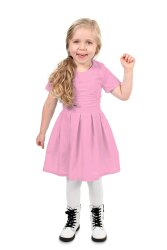 Baumwollpopeline *Marie* Uni - rosa