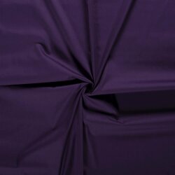Baumwollpopeline *Marie* Uni - aubergine
