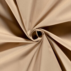 Baumwollpopeline *Marie* Uni - lehmbeige
