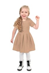 Baumwollpopeline *Marie* Uni - lehmbeige