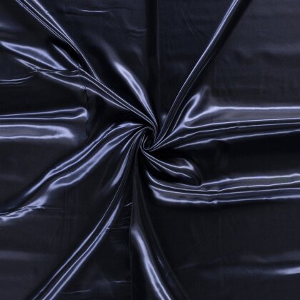 Polyestersatin *Marie* - dunkelblau