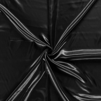 Polyestersatin *Marie* - schwarz