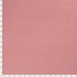 Musselin verstreute Goldtupfen – rosa