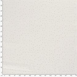 Musselin verstreute Goldtupfen –- creme