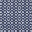 Jeans bestickte Rauten in Kreisen - jeansblau