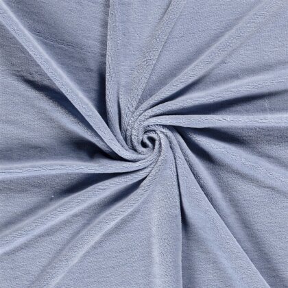 Bambus Frottee Uni *Marie* - babyblau