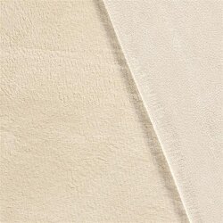 Bambus Kuschelfrottee Uni *Marie* - beige