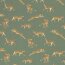 Baumwolljersey Geparden grün