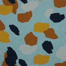 Ganzjahressweat Camouflage - rauchblau meliert