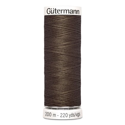 Gütermann 200m Nr. 252 - graubraun Allesnäher