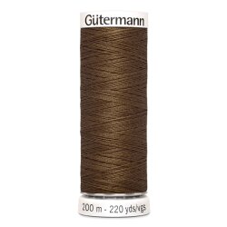Gütermann 200m Nr. 289 - shiny brown Allesnäher