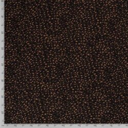 Polyesterjersey Crepe Leomuster - schwarz
