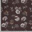 Viskose Crêpe Blumen braun