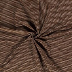 Viskose_Bengaline Mini Rauten - schwarz