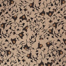 Chiffon Blumenranken -  beige