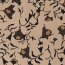 Chiffon Blumenranken -  beige