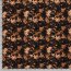 Polyesterjersey Antike Blumen -  rostrot