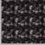 Polyesterjersey Antike Blumen -  schwarz
