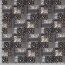 Polyesterjersey Patchwork - jeansblau