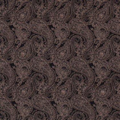 Viskosestoff Paisley braun