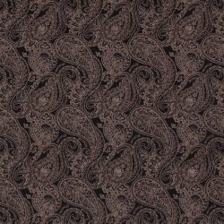 Viskosestoff Paisley braun