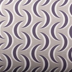 Interieurstoff Sichel Muster helles Khaki