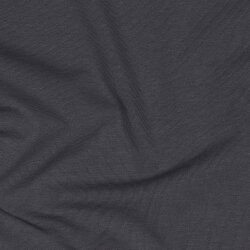 Baumwolljersey Bio~Organic *Gerda* - graphitgrau
