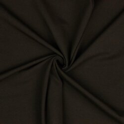 Baumwolljersey Bio~Organic *Gerda* - dunkelbraun