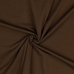 Baumwolljersey Bio~Organic *Gerda* - kaffee