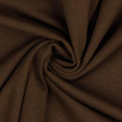Baumwolljersey Bio~Organic *Gerda* - kaffee