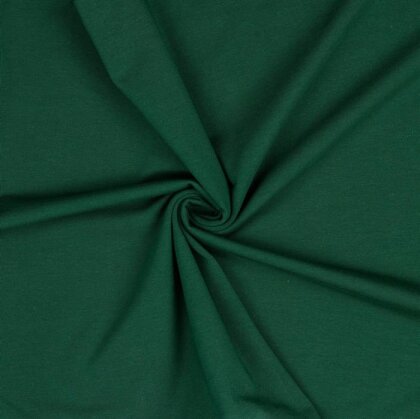 Baumwolljersey Bio~Organic *Gerda* - tiefgrün