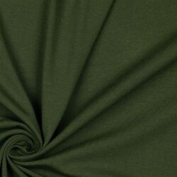 Baumwolljersey Bio~Organic *Gerda* - dunkeloliv