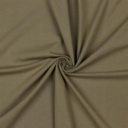 Baumwolljersey Bio~Organic *Gerda* - taupe