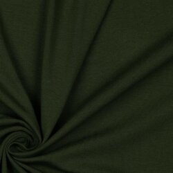 Baumwolljersey Bio~Organic *Gerda* - dunkelwaldgrün