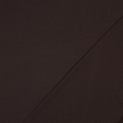 Baumwolljersey *Vera* - dunkelbraun