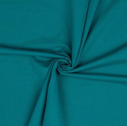 Baumwolljersey *Vera* - cyanblau