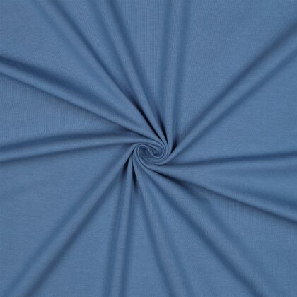 Baumwolljersey *Vera* - blau