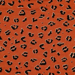 Ganzjahressweat Glitzer Tiere  - terracotta Melange