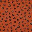 Ganzjahressweat Glitzer Tiere  - terracotta Melange