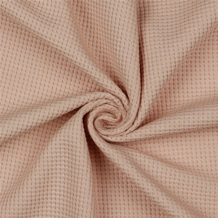 Waffeljersey Organic - kaltrosa