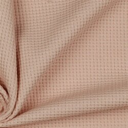 Waffeljersey Organic - kaltrosa