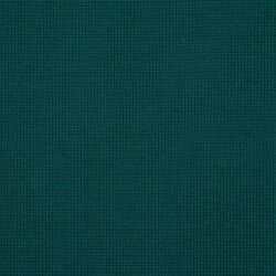 Waffeljersey Organic - grünpetrol